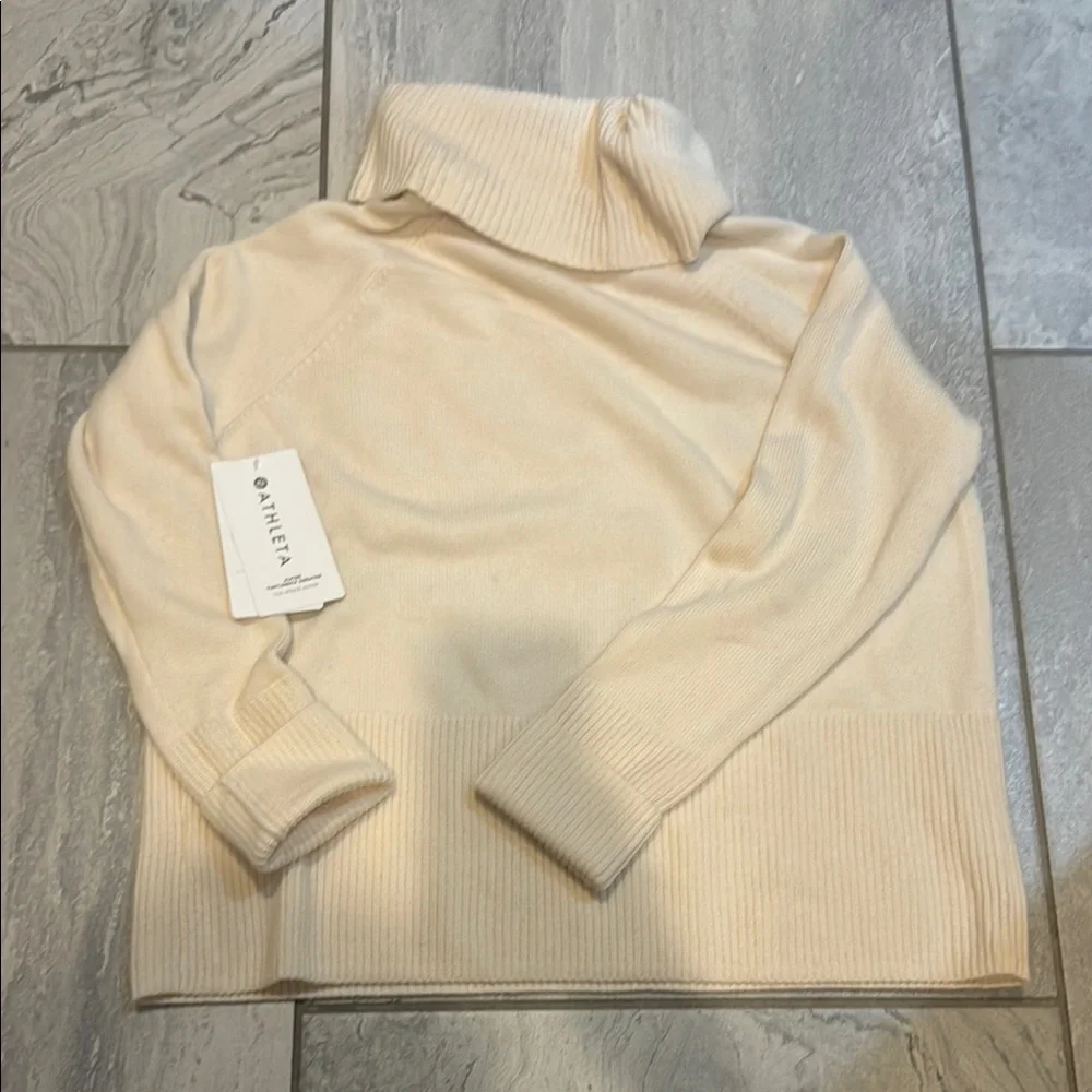 Athleta cream Turtleneck Sweater - Picture 5 of 5